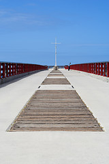Image showing lonely pier