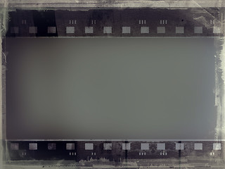 Image showing Grunge film frame