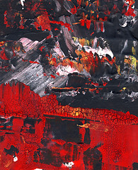 Image showing Abstract mixed media background or texture