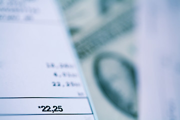 Image showing Paying bills