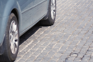 Image showing Car on the side of the road