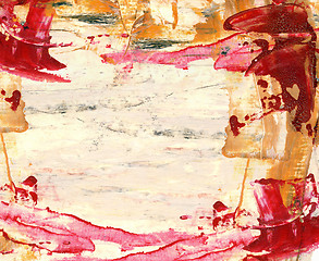 Image showing Abstract mixed media background or texture