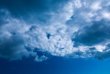 Image showing Beautiful skyscape on a sunny day