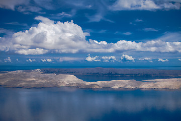 Image showing Mediterranean islands as seen from the air