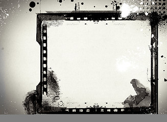 Image showing Grunge retro style frame for your projects