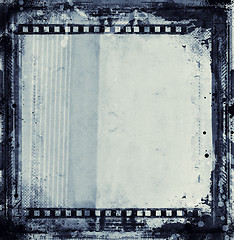 Image showing Grunge film frame with space for text or image