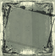 Image showing Grunge retro style frame for your projects