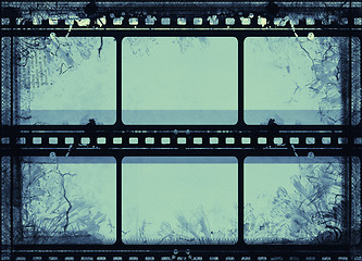 Image showing Grunge film frame with space for text or image