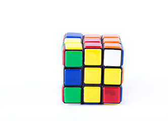 Image showing Puzzle cube studio isolated