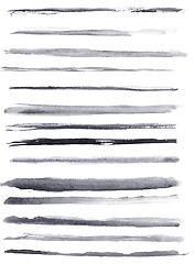Image showing Watercolor lines