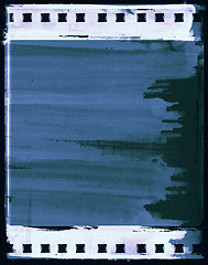 Image showing Grunge film frame with space for text or image