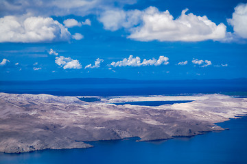 Image showing Mediterranean islands as seen from the air