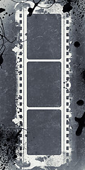 Image showing Grunge film frame with space for text or image