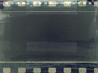 Image showing Grunge film frame with space for text or image