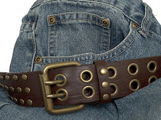 Image showing Denim and belt 2