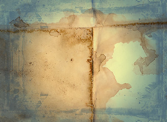 Image showing Grunge  collage background or texture