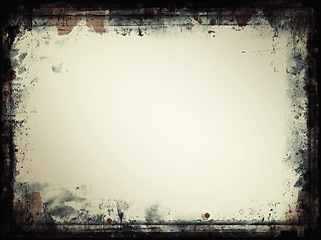 Image showing Grunge retro style frame for your projects