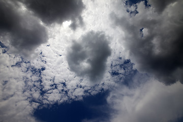 Image showing Blue sky with clouds