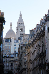 Image showing Basilique of Sacre Coeur, Montmartre, Paris