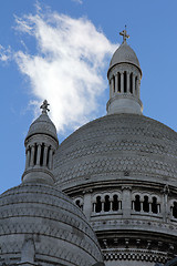 Image showing Basilique of Sacre Coeur, Montmartre, Paris