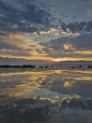 Image showing Morning in the Lake