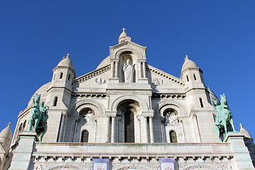 Image showing Basilique of Sacre Coeur, Montmartre, Paris