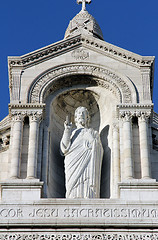 Image showing Basilique of Sacre Coeur, Montmartre, Paris