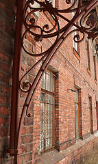 Image showing brick wall of an old house