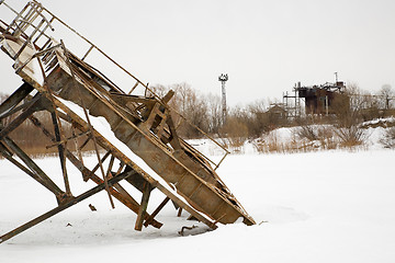 Image showing Old industry construction.