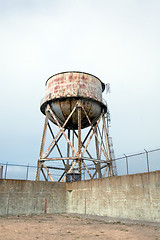 Image showing Exercise yard at Alcatraz