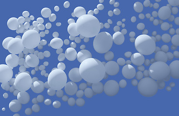 Image showing floating bubbles