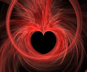 Image showing Abstract love - heart shape