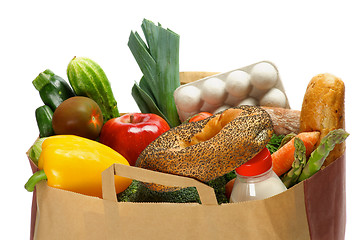 Image showing Groceries Bag