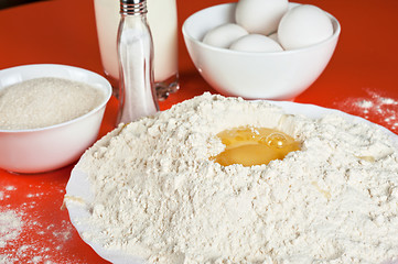 Image showing Baking ingredients