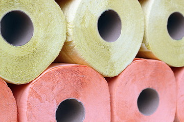 Image showing bunch of toilet paper