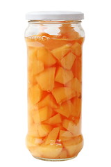 Image showing stewed fruits in a jar