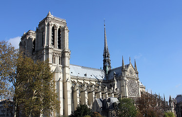 Image showing Notre Dame Cathedral, Paris