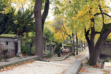 Image showing Pere Lachaise Cemetery Paris