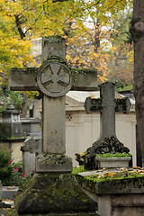 Image showing Pere Lachaise Cemetery Paris