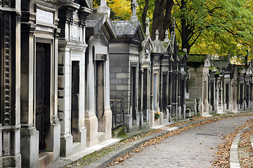 Image showing Pere Lachaise Cemetery Paris