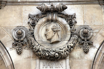 Image showing Architectural details of Opera National de Paris: Haydn