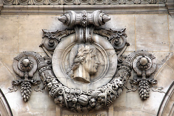 Image showing Architectural details of Opera National de Paris: Percolese