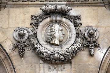 Image showing Architectural details of Opera National de Paris