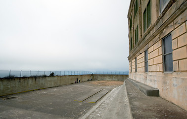 Image showing Exercise yard at Alcatraz