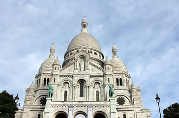 Image showing Basilique of Sacre Coeur, Montmartre, Paris