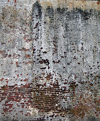 Image showing Old brick wall