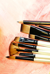 Image showing Paintbrushes