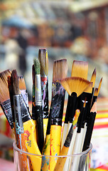 Image showing Paintbrushes