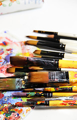 Image showing Paintbrushes