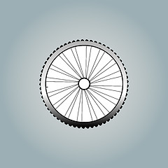 Image showing Bicycle Wheel Symbol